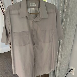 Mason Light Gray Casual Button Down Shirt